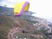 Paraglider in Richtung Santa Cruz de Tenerife