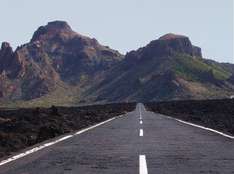 Straße zum Teide