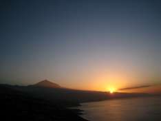 Sonnenuntergang auf Teneriffa